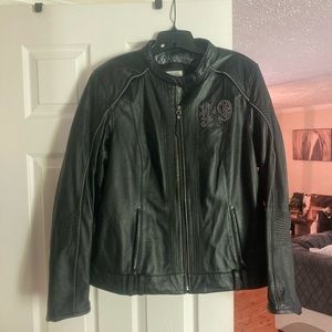 Harley Davidson leather riding jacket